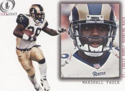 2001 Fleer Legacy Marshall Faulk #34