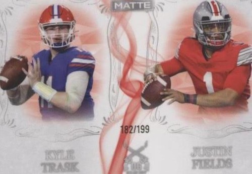 2021 Wild Card MATTE Justin Fields Kyle Trask #MDG-8