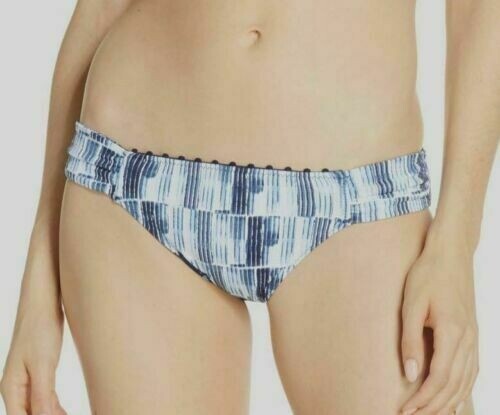 Tommy Bahama Women's 181462 Chambray Blossom Reversible Bikini Bottoms Size L