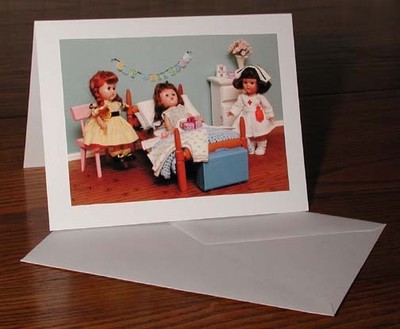 Vintage Ginny Doll 'Fun & Games' Greeting Cards