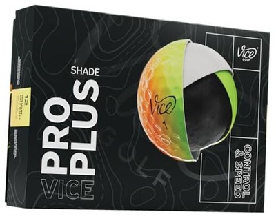 Vice Pro Plus Golf Balls (2024 Model) Yellow/Orange