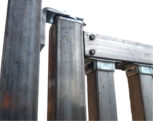 Heavy Duty Ball Bearing Swing Gate Hinge 50x50mm Steel Tube Frame Knock In Punch