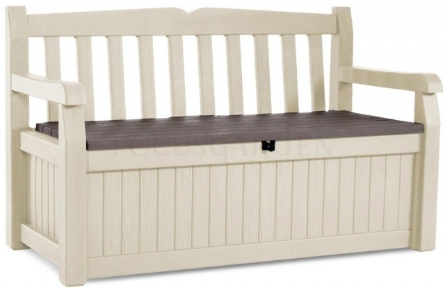 New Keter Eden Bench Outdoor Storage Box Garden Furniture 