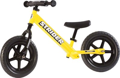 New Strider 12 Sport Kids Balance Bike: Yellow