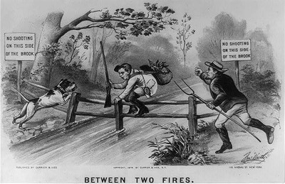 Photo:Between two fires 1879