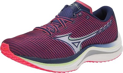 Женские кроссовки Mizuno Wave Rebellion, цвет Diva Pink/Indigo, 6 B Medium США