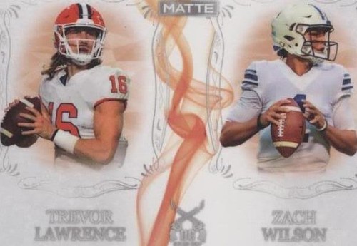 2021 Wild Card MATTE Trevor Lawrence Zach Wilson #MDG-3