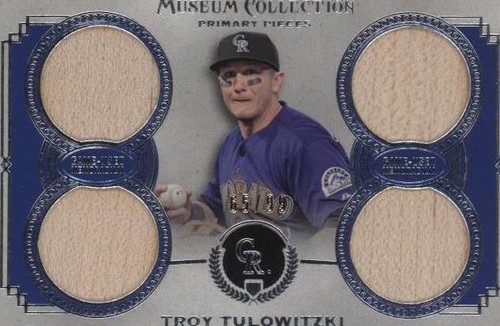 2013 Topps Museum Collection - Troy Tulowitzki #PPQR-TT