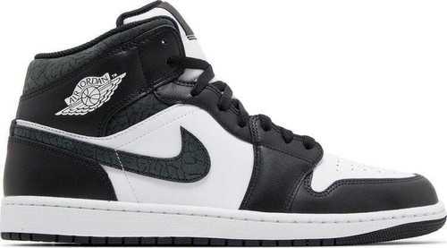 Nike Air Jordan 1 Mid SE Elephant Black Grey Shoes DM6216-016 Size