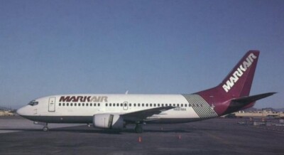 Markair Alaska Boeing 737-300 N681MA @ Phoenix Sky Harbor - postcard