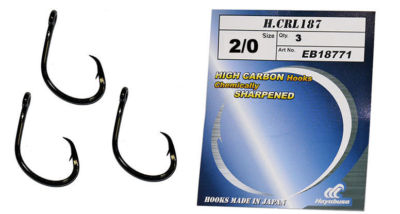 AMO CIRCLE  HAYABUSA  SERIE  H.CRL 187  MISURA 2/0  BUSTA 3 PEZZI MADE IN JAPAN