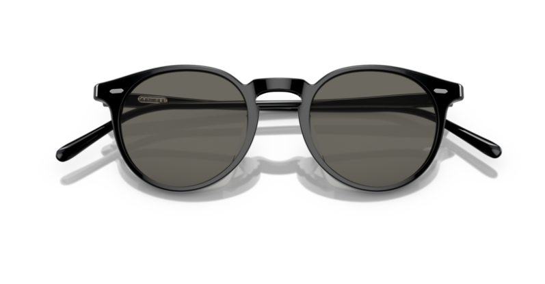 Pre-owned Oliver Peoples 0ov5529su N.02 Sun 1731r5 Black/carbon Grey 48mm Men's Sunglasses In Gray