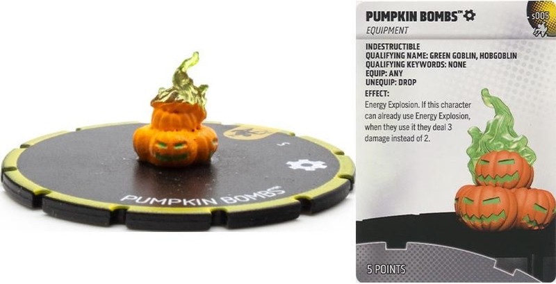Marvel Heroclix Spiderman Beyond Amazing Super Rare : Pumpkin Bombs - s005