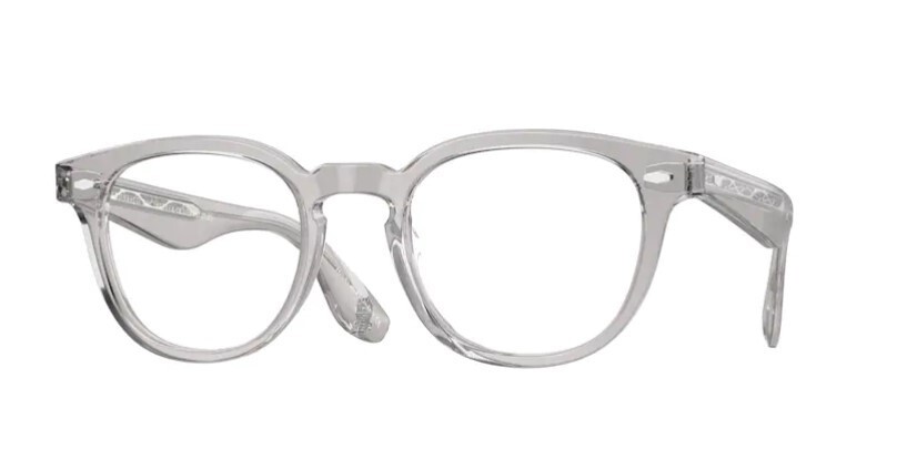 Pre-owned Oliver Peoples 0ov5485u Jep-r 1132 Workman Grey/blue Block Unisex Eyeglasses