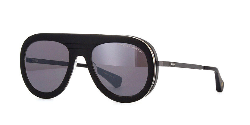 Pre-owned Dita $750  Endurance-88 Dts107-02-blk-rgd Black/rose Gold W/grey Lens 100% Auth In Grey-black Flash