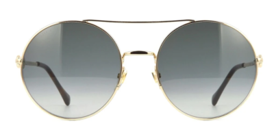 Pre-owned Gucci Shiny Endura Gold 59 Mm Gradient Women's Sunglasses Gg0878s-001 59 In Grey Gradient