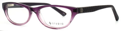 ADRIENNE VITTADINI STUDIO AV60S Gradient Violet Womens Eyeglasses 51-16-135 B:30