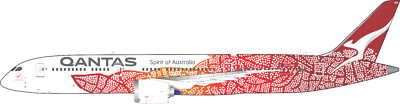 B787-9 DREAMLINER QANTAS YAM REG: VH-ZND WITH STAND -  AVIATION 400 AV4260 1/400