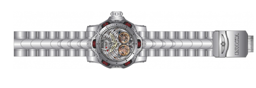 Pre-owned Invicta Reserve Venom Men's 52mm Double Open Heart Automatic Watch 35984