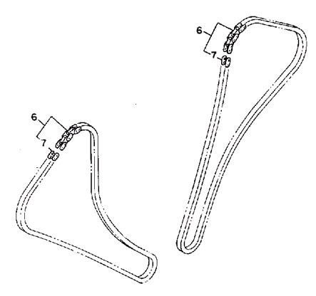 Motor de motocicleta Yamaha Correas y cadenas