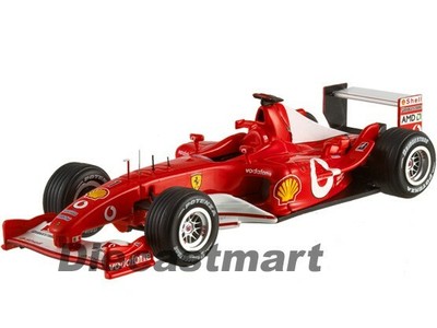 HOTWHEELS ELITE X5514 1:43 FERRARI 2003 GA MICHAEL SCHUMACHER ITALY F1 GP 1