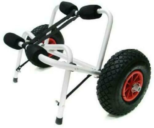 Trailer Kayak Trolley Transport Raft Boat Canoe Cart Carrier Dolly Wheels Folds