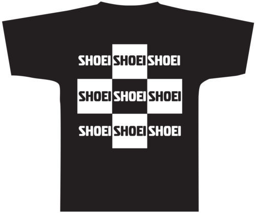 Черная футболка SHOEI одежда