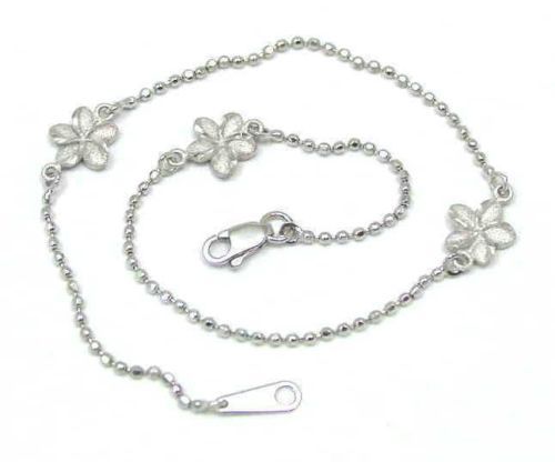 White Gold Fine Anklets