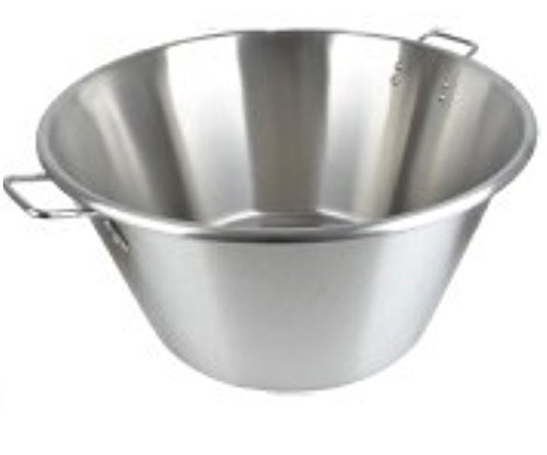 Cazo Grande Para Carnitas Large 21" Stainless Steel Heavy Duty Acero Wok Comal