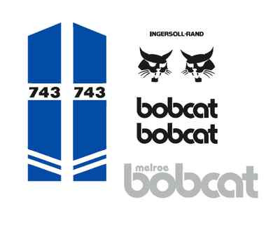 BOBCAT 743 NEW FULL DECAL SET STICKER KIT B2S GRAPHIC