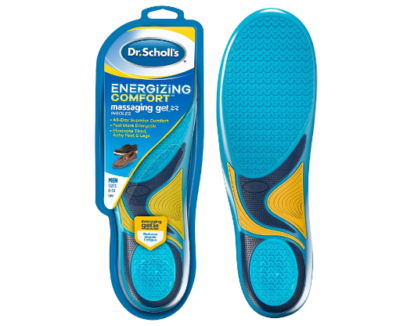 Dr Scholls Insoles Men WORK Massaging Gel Full Shoe Insole Sz 8 14