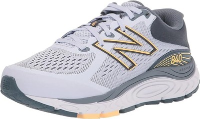 Женские кроссовки New Balance 840 V5, бесшумный серый/манго, ширина 8,5 D (США)