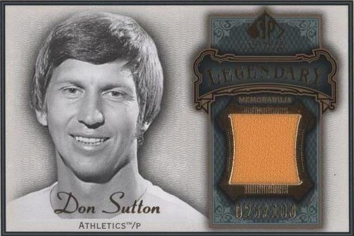 2009 SP Legendary Cuts - Don Sutton #LM-DS2