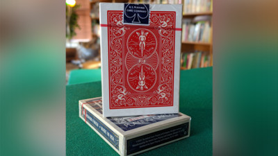 Experts Thin Crushed Printed on Web Press Rider Back Back (Red) Playing Cards De