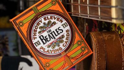 The Beatles (Orange) Playing Cards, A Great Gift for Poker Players by theory11