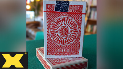 Expert Playing Cards Thin Crushed Web Press Tally-Ho Circle Back (Red 2020)