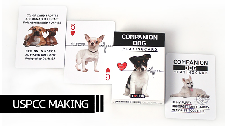 BRAND NEW CARDS - Companion Dog Playing Card