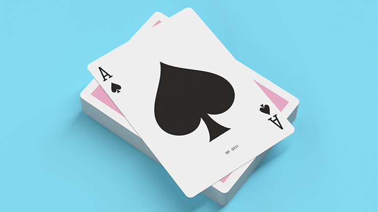 Black Roses Vintage Casino Pink Playing Cards 1/1000 Minimalist Deck New SEALED