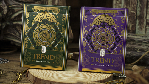 Trend (Purple) Playing Cards by TCC | eBay