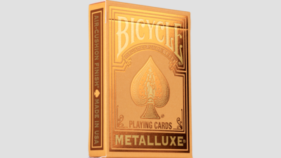 Metalluxe Orange Playing Cards By Us Playing Card Co.
