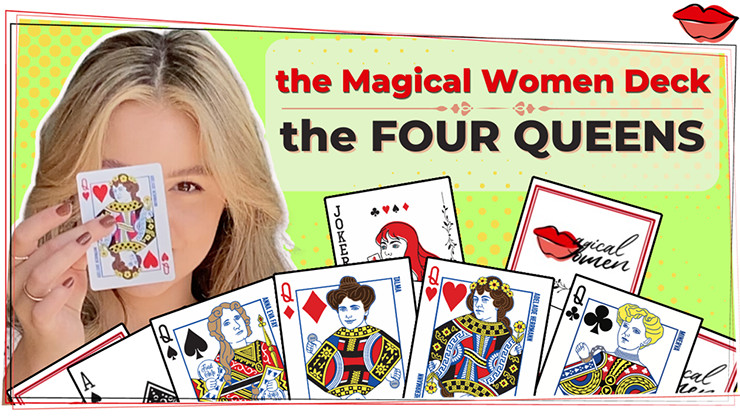 Magical Women Playing Cards, support our Women Magicians. Collectable