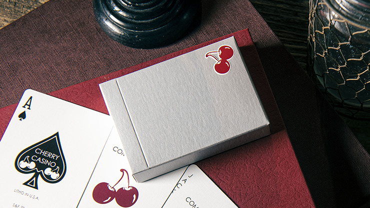 Cherry Casino House Deck (McCarran Silver) Playing Cards by Pure Imagination