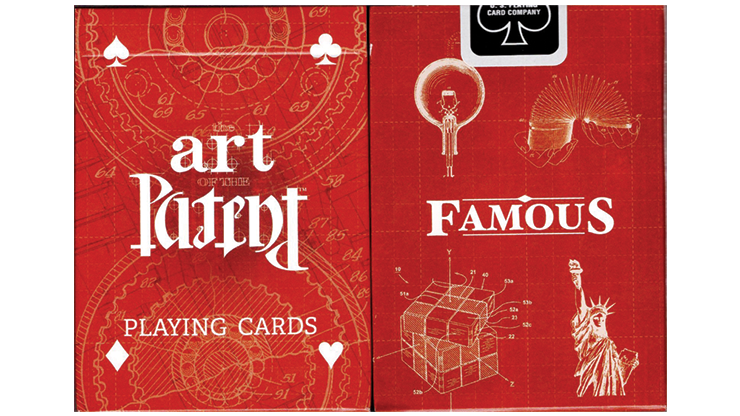 BRAND NEW CARDS - Limited Edition Art of the Patent (Famous) Playing Cards