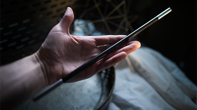 Professional's Magic Wand (Ebony/Silver Tip) by Murphy's Magic Supplies Inc. - T