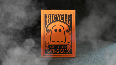 Boo Back Playing Cards (orange)