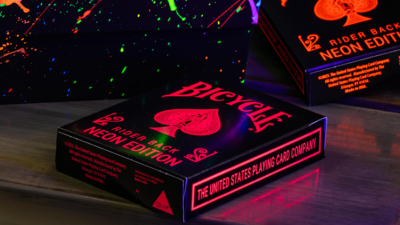 Star-fire Pink Neon Playing Cards