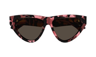 Pre-owned Gucci Gg1333s-003-58 Havana Havana Brown