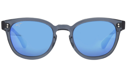 Pre-owned Maui Jim Cheetah 5 Mj 842-27g Grey Translucent Blue Hawall Polarized Sunglasses In Blue Hawaii Polarized