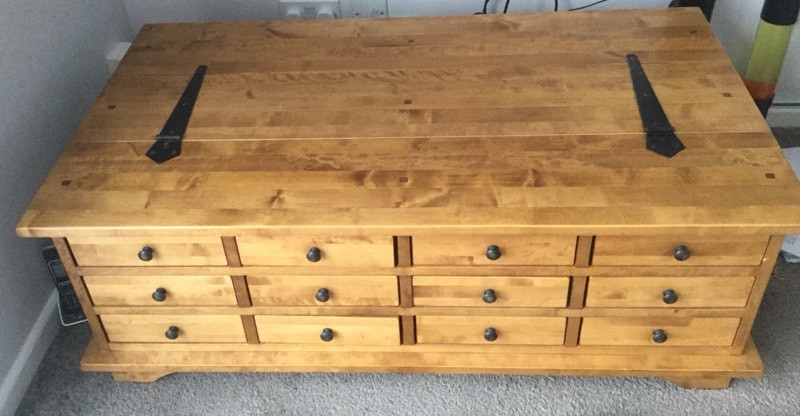 Laura Ashley Garrat 12 Drawer Coffee Table Chest Used Rrp 675