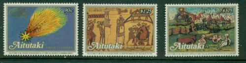 Aitutaki #387-89  (1986 Halley